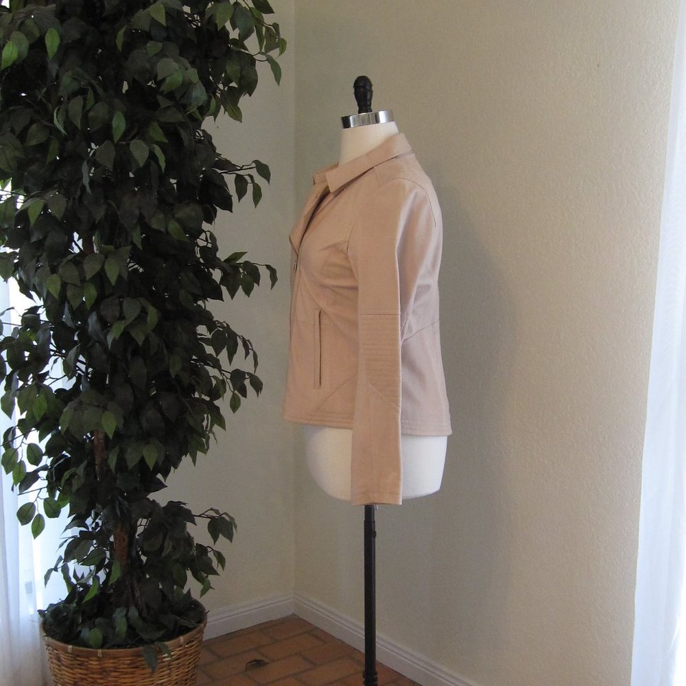 Athleta Salt Flat Leather Moto Jacket - Like New - Picture 5 of 13